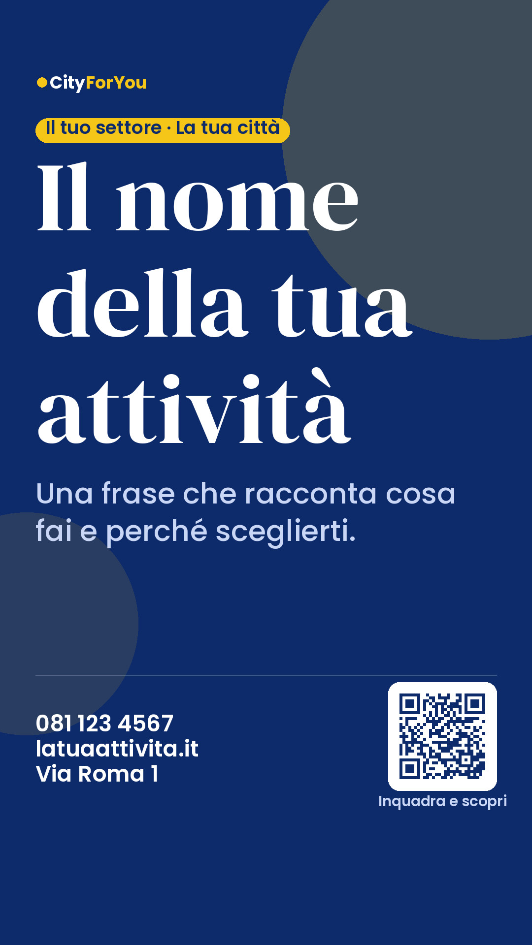 Esempio di volantino, formato storia