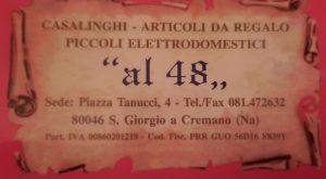 Casalinghi ” Al 48 “