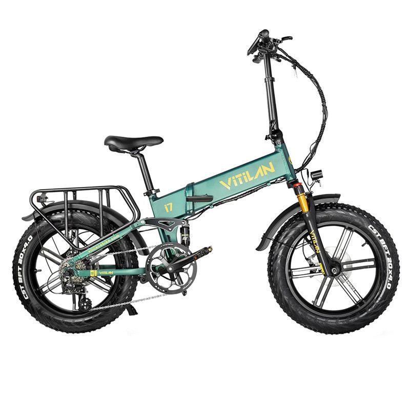 VITILAN I7 PRO 3.0 FAT BIKE PIEGHEVOLE 750W 48V foto 4