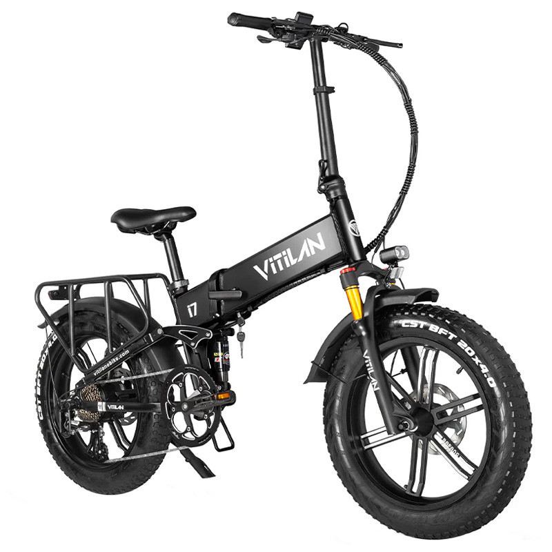 VITILAN I7 PRO 3.0 FAT BIKE PIEGHEVOLE 750W 48V foto 7