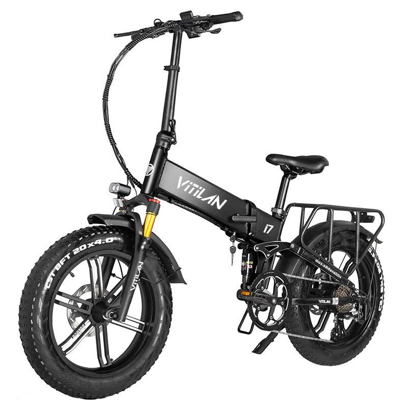 VITILAN I7 PRO 3.0 FAT BIKE PIEGHEVOLE 750W 48V foto 8