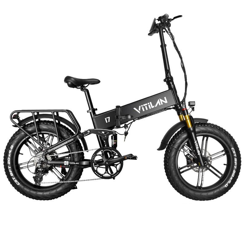 VITILAN I7 PRO 3.0 FAT BIKE PIEGHEVOLE 750W 48V foto 9