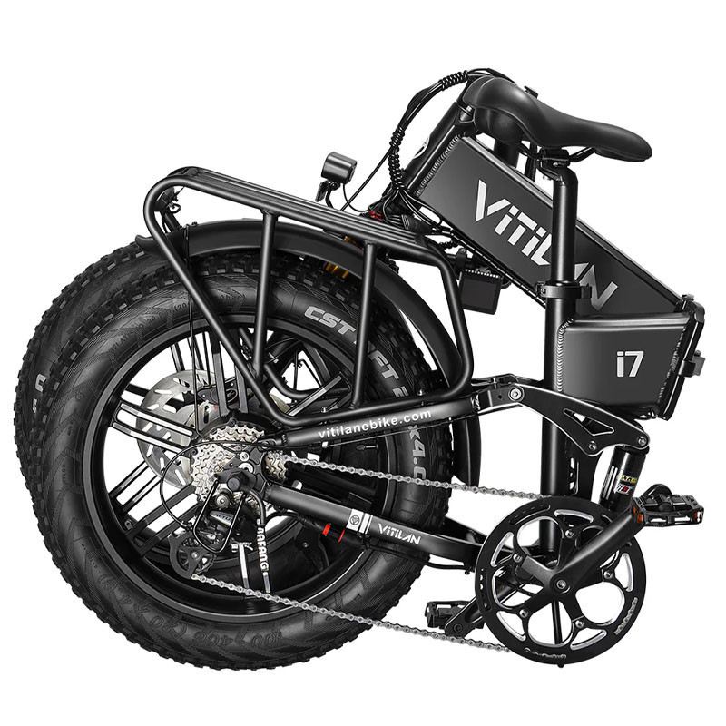 VITILAN I7 PRO 3.0 FAT BIKE PIEGHEVOLE 750W 48V foto 10