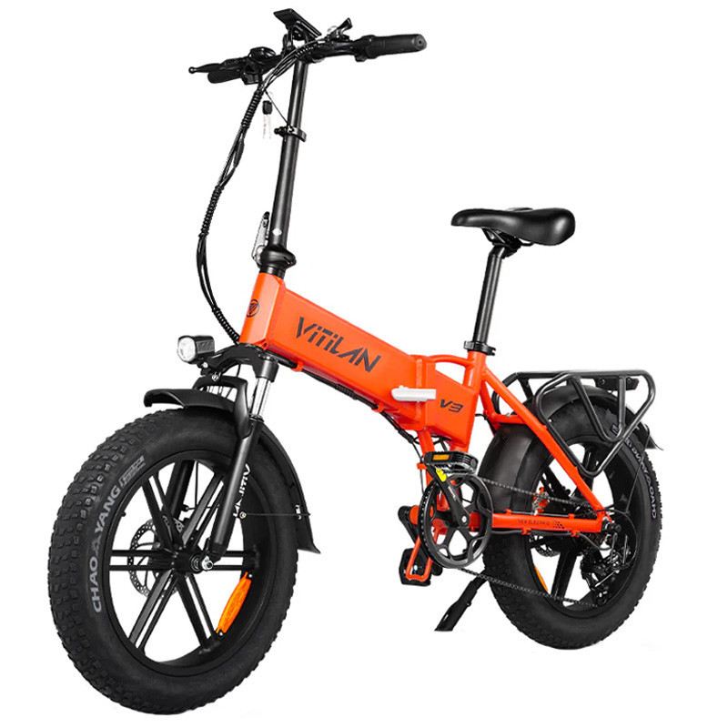 VITILAN V3 2.0 FAT BIKE PIEGHEVOLE 750W 48V foto 3