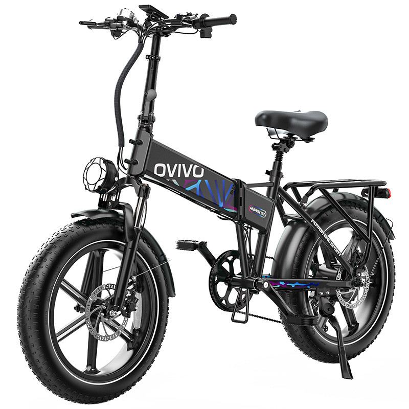 OVIVO HYPER V2 FAT E-BIKE PIEGHEVOLE 250W 48V foto 2