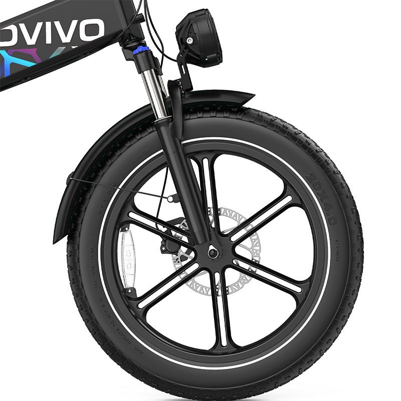 OVIVO HYPER V2 FAT E-BIKE PIEGHEVOLE 250W 48V foto 10