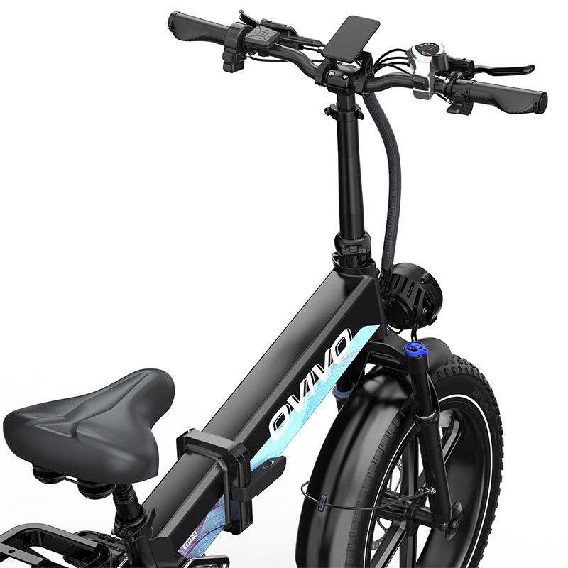 OVIVO HYPER V2 PRO FAT E-BIKE PIEGHEVOLE 250W 48V foto 5