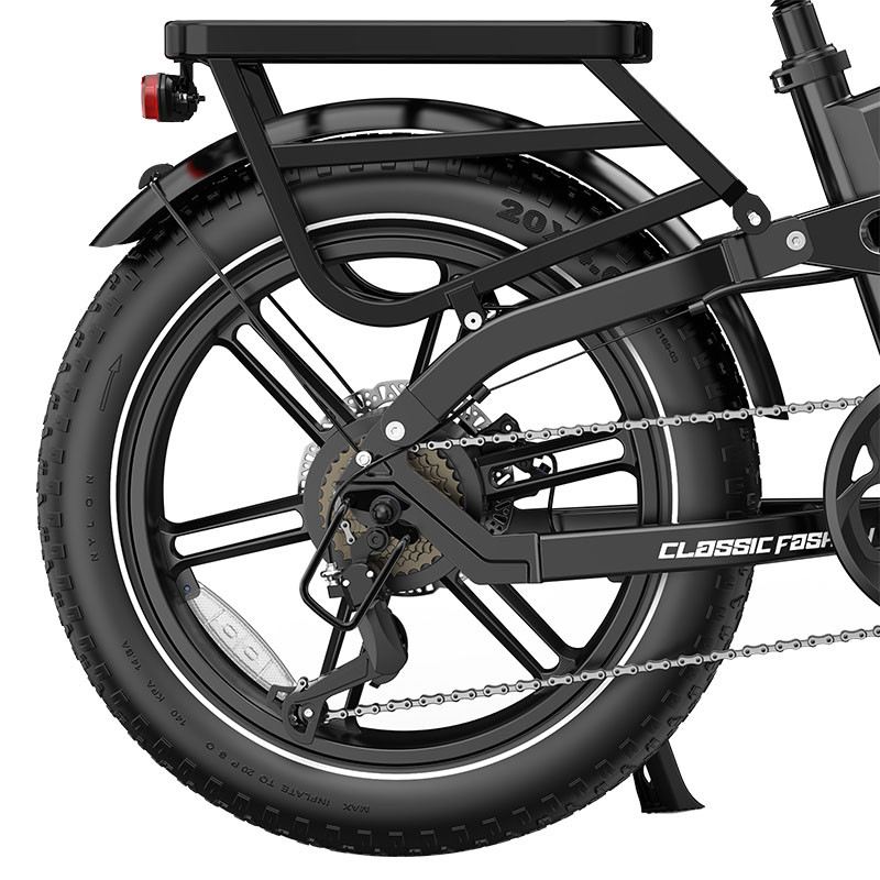 OVIVO HYPER V2 PRO FAT E-BIKE PIEGHEVOLE 250W 48V foto 6
