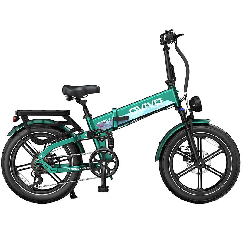 OVIVO HYPER V2 PRO FAT E-BIKE PIEGHEVOLE 250W 48V foto 14