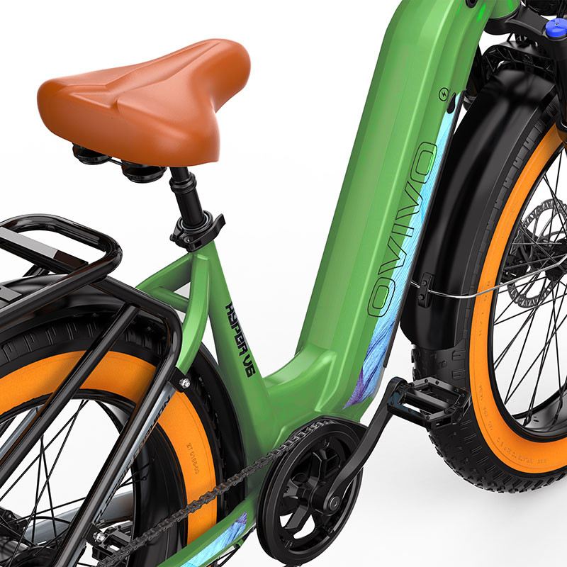 OVIVO HYPER V6 FAT MOUNTAIN E-BIKE 26" 250W 48V 20AH foto 4