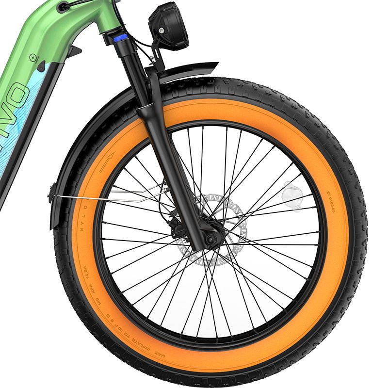 OVIVO HYPER V6 FAT MOUNTAIN E-BIKE 26" 250W 48V 20AH foto 6