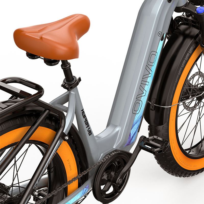 OVIVO HYPER V6 FAT MOUNTAIN E-BIKE 26" 250W 48V 20AH foto 9