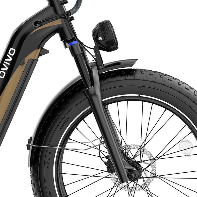 OVIVO V6 PRO FAT MOUNTAIN E-BIKE 26" 250W 48V 20AH foto 13