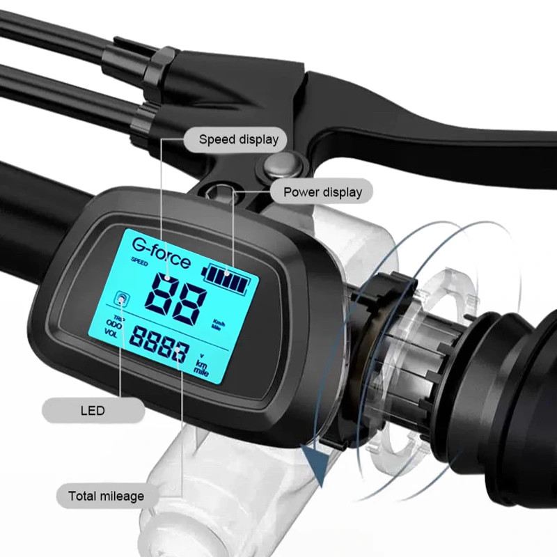 G-FORCE G14 E-BIKE PIEGHEVOLE SENZA CATENA 400W 48V 10AH foto 5