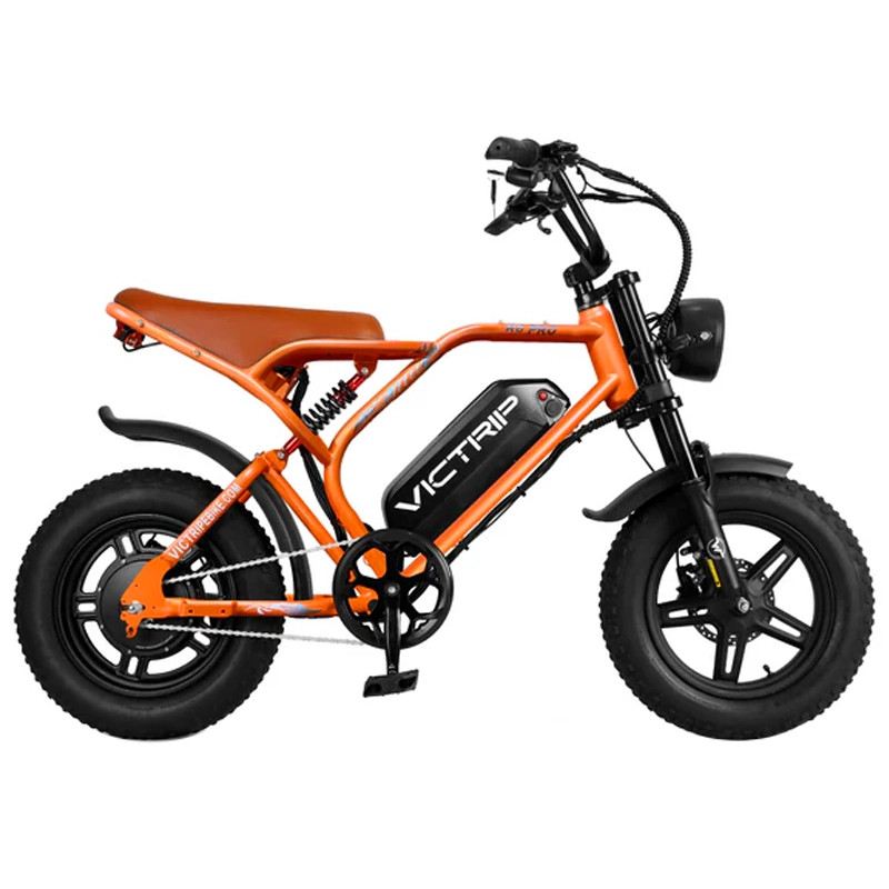VICTRIP R6 PRO MOPED E-BIKE 250W 48V FULL SUSPENSION foto 3