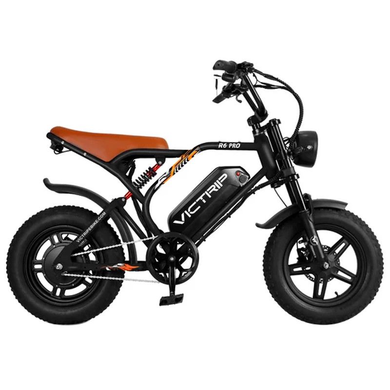 VICTRIP R6 PRO MOPED E-BIKE 250W 48V FULL SUSPENSION foto 6