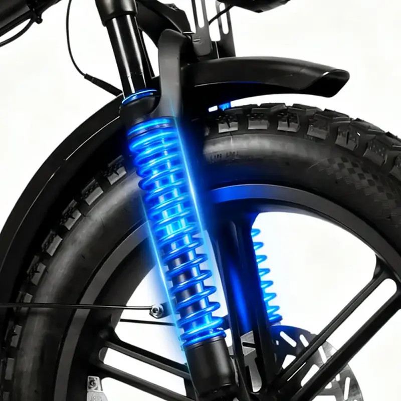 VICTRIP R5 PRO FAT BIKE PIEGHEVOLE 250W 48V FULL SUSPENSION foto 9