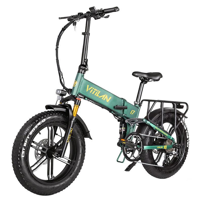 VITILAN I7 PRO 3.0 FAT BIKE PIEGHEVOLE 250W 48V foto 3