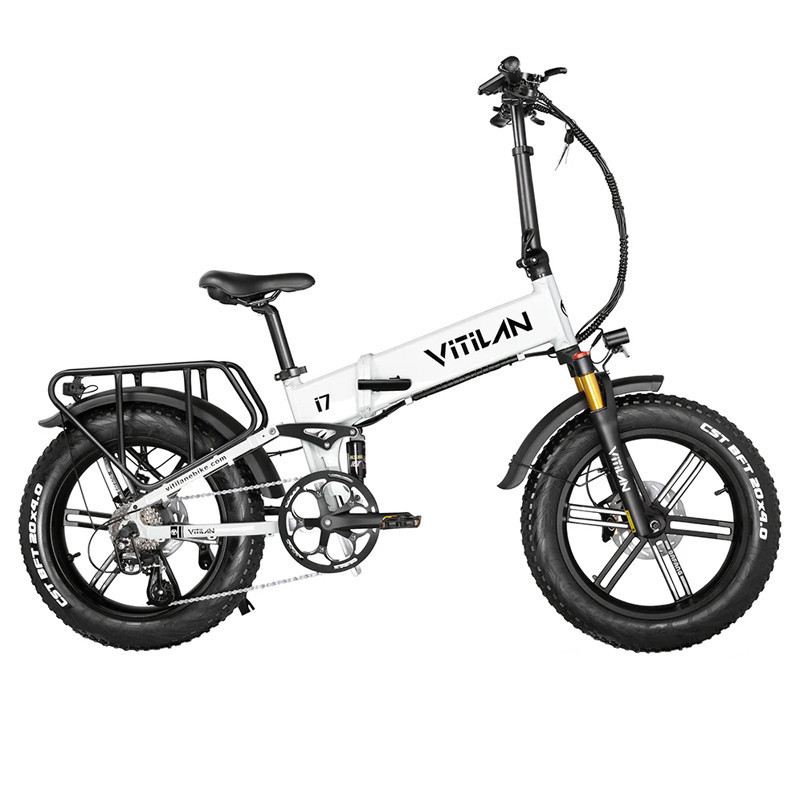 VITILAN I7 PRO 3.0 FAT BIKE PIEGHEVOLE 250W 48V foto 6