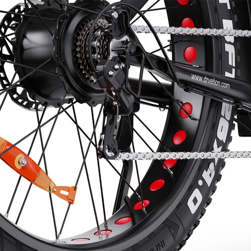 DRVETION CTR 26 FAT BIKE 250W 48V 20AH - DISCO IDRAULICO foto 8