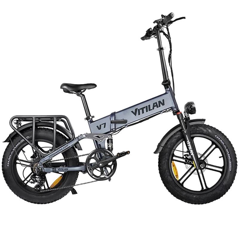 VITILAN V7 FAT BIKE PIEGHEVOLE 750W 48V foto 3