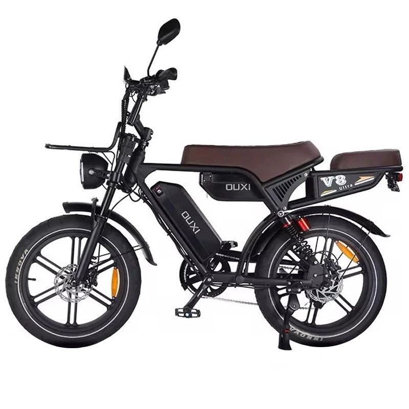 OUXI V8 ULTRA MAX FAT E-BIKE 750W 48V DOPPIA BATTERIA FULL SUSPENSION foto 4