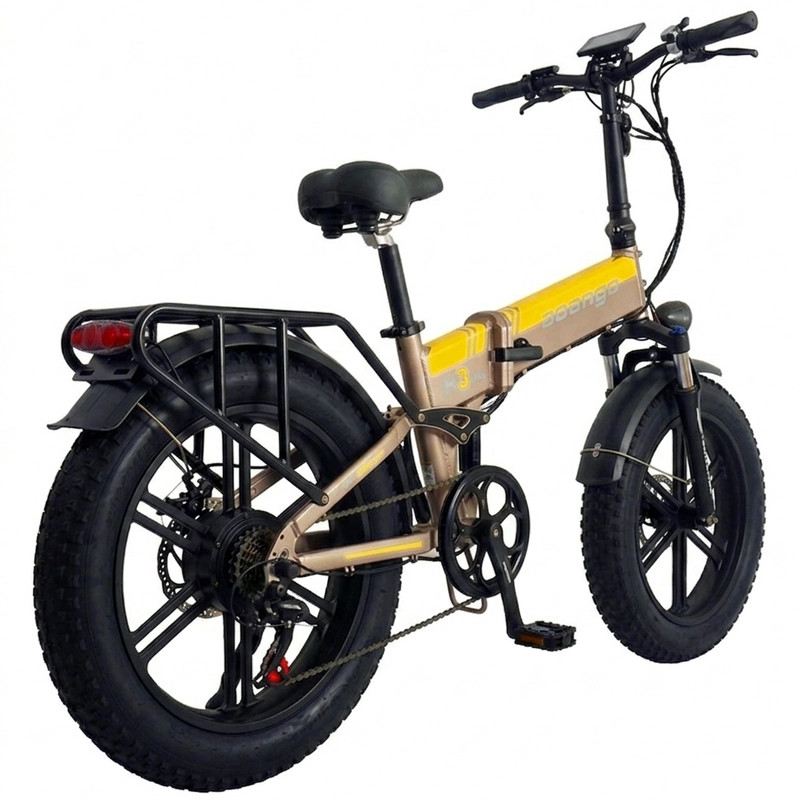 EUYBIKE FAT BIKE PIEGHEVOLE NEW H3 750W 48V 20AH DISCO IDRAULICO foto 12