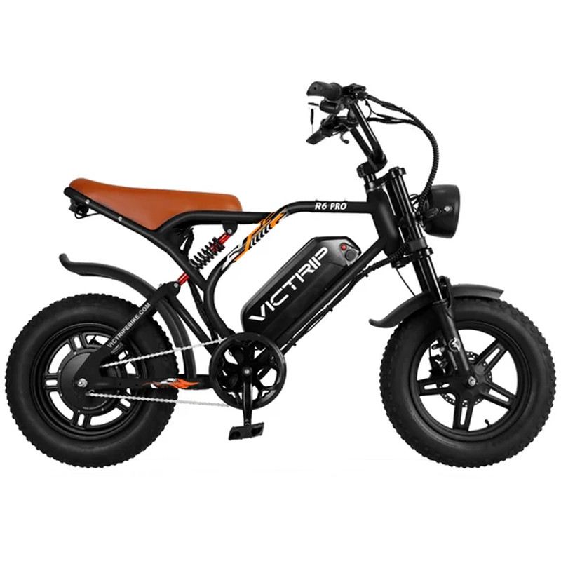 VICTRIP R6 PRO OFF ROAD E-BIKE 1500W 48V 25 AH FULL SUSPENSION foto 4