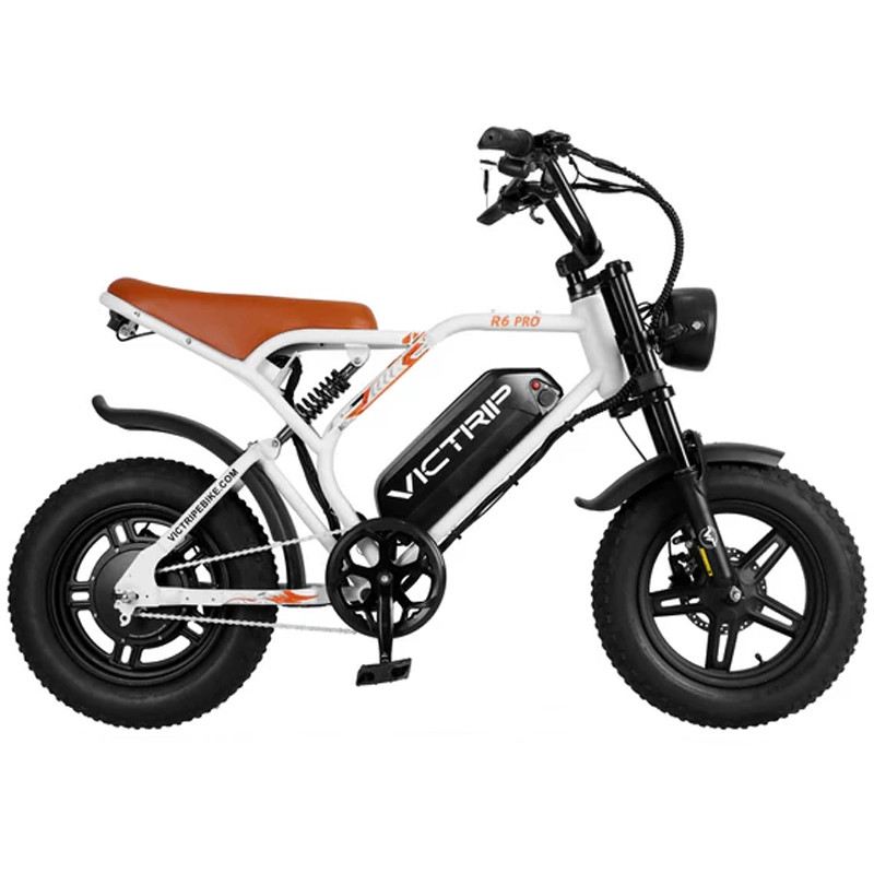 VICTRIP R6 PRO OFF ROAD E-BIKE 1500W 48V 25 AH FULL SUSPENSION foto 8