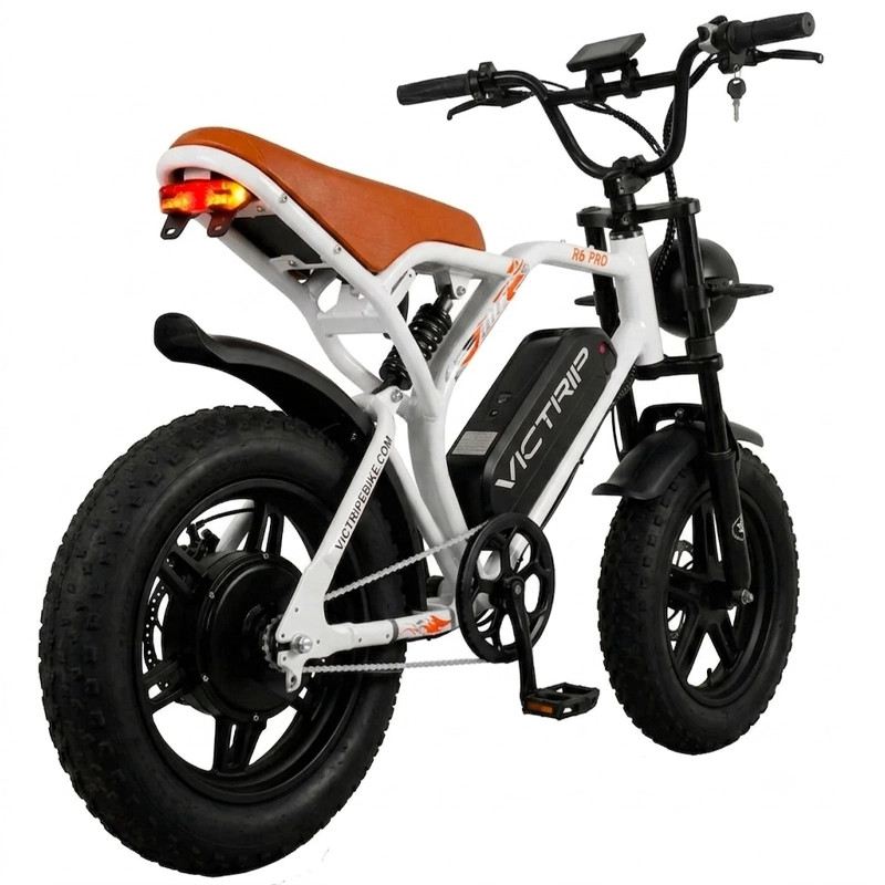 VICTRIP R6 PRO OFF ROAD E-BIKE 1500W 48V 25 AH FULL SUSPENSION foto 10