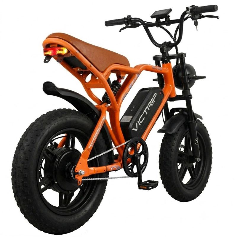 VICTRIP R6 PRO OFF ROAD E-BIKE 750W 48V 25 AH FULL SUSPENSION foto 15