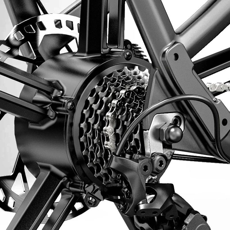 FIIDO TITAN FAT BIKE 250W 48V 14.5AH - EXTENDED - 3 BATTERIE foto 9