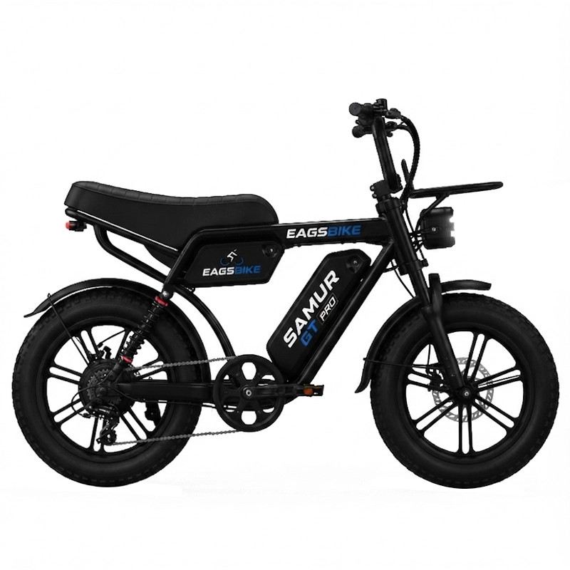 EAGSBIKE SAMUR GT PRO FAT E-BIKE 250W 48V DOPPIA BATTERIA FULL SUSPENSION foto 3
